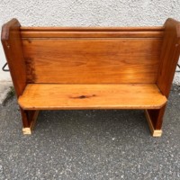 Victorian Pine Church Pew