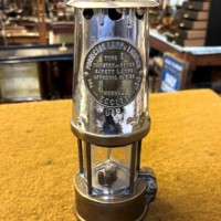 Vintage Miners Safety Lamp by "Eccles" The Protector Lamp & Lighting Co Ltd