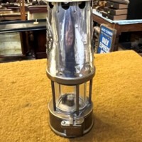 Vintage Miners Safety Lamp by "Eccles" The Protector Lamp & Lighting Co Ltd