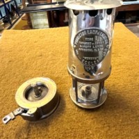 Vintage Miners Safety Lamp by "Eccles" The Protector Lamp & Lighting Co Ltd