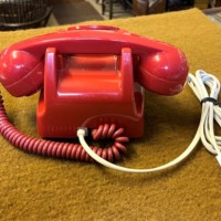 Vintage Red GPO 706L Telephone