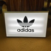 Vintage Illuminated "Adidas" Sportswear Sign