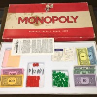 Vintage 1960s Monopoly Game