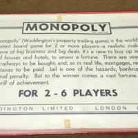 Vintage 1960s Monopoly Game