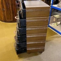 Vintage Stacking Suitcase Shaped Small Chest of Drawers