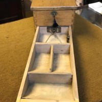 Vintage Counter Top Wooden Cash Register