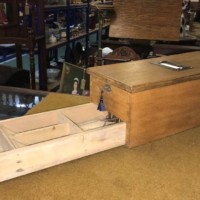 Vintage Counter Top Wooden Cash Register