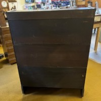 Antique 3 Tier Globe Wernicke Oak Barrister's Bookcase