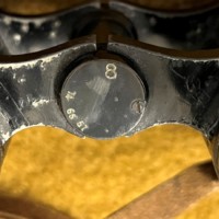 WW1 Pair of Hunsicker & Alexis, Paris Military Binoculars in Leather Case