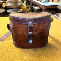 WW1 Pair of Hunsicker & Alexis, Paris Military Binoculars in Leather Case