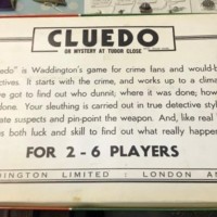 Vintage Cludo Board Game John Waddington London and Leeds