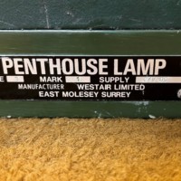 Vintage Military Armoured Vehicle Map Reading Lamp Complete with Shade mi