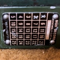 Vintage Military Armoured Vehicle Map Reading Lamp Complete with Shade mi