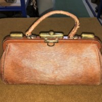 Small Doctor's / Midwives Gladstone Bag