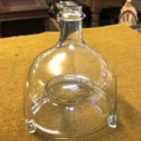 Antique Clear Glass Table Top Fly / Wasp Catcher