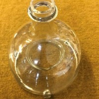 Antique Clear Glass Table Top Fly / Wasp Catcher