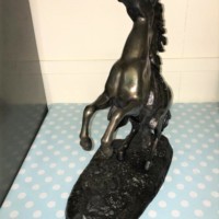 Bronzed Spelter Prancing Horse