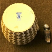 Antique Basket Weave Whisky Decanter