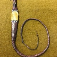 Vintage Saharan Camel Driver's Dagger and Whip