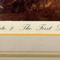 Vintage Willie Forbes Print "Plate 2 The First Drive" Artists Proof Print from a Limited Edition of 750 Copies