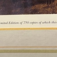 Vintage Willie Forbes Print "Plate 2 The First Drive" Artists Proof Print from a Limited Edition of 750 Copies