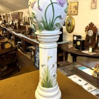 Vintage Ceramic Planter on Pedestal