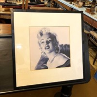 Vintage Framed Marilyn Munro Print