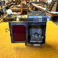 Antique Duntafil Railway Signal Oil Lamp