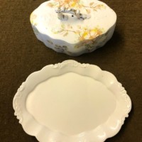 Antique Cheese / Butter Dish