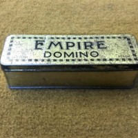 Vintage Empire Domino Set in Tin