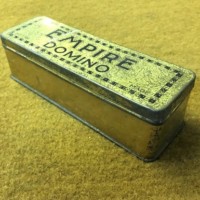 Vintage Empire Domino Set in Tin