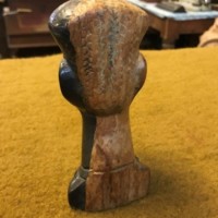 Vintage West African Hand Carved Hardwood Bust