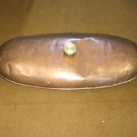 Antique Copper Oval Carriage Foot Warmer