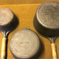 Trio of Cast Iron Pans