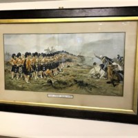 Antique Print "The Thin Red Line" by Robert Gibb