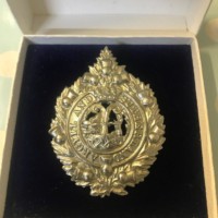 Argyll & Sutherland Highlanders White Metal Cap Badge