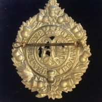 Argyll & Sutherland Highlanders White Metal Cap Badge