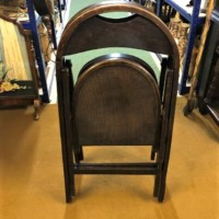 Pair Bentwood Folding Chairs