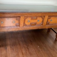 Antique Oak Jacobean Revival ﻿Dresser Base