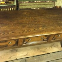 Antique Oak Jacobean Revival ﻿Dresser Base