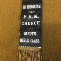 Antique Mourning Badge Produced for the Funeral of Pastor George Wise Founding Pastor of the P.R.M. Church Liverpool (Protestant Reformer's Memorial Church) in 1917