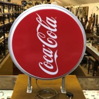 Vintage Illuminated Coca Cola Sign