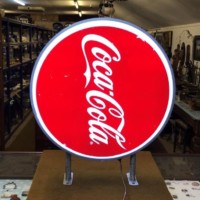 Vintage Illuminated Coca Cola Sign