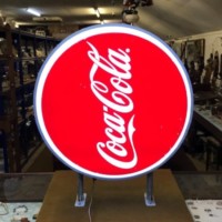 Vintage Illuminated Coca Cola Sign