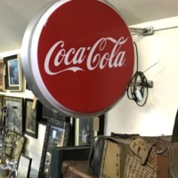 Vintage Illuminated Coca Cola Sign