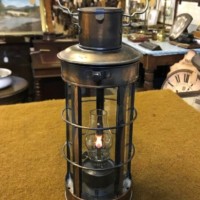 Retro Miniature Table Top / Hanging Oil Lamp