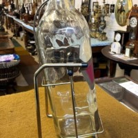 Vintage Johnnie Walker Red Label Bottle on Tilting Pourer Stand