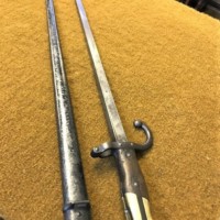 French Model 1874 "Gras" Sword Bayonet with Scabbard