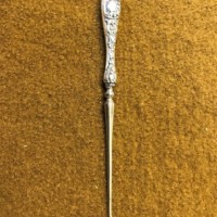 Antique Silver Handled Button Hook