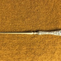 Antique Silver Handled Button Hook